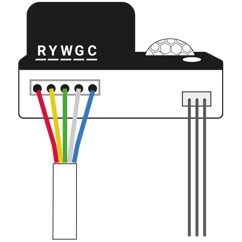 conecta cable 5 hilos